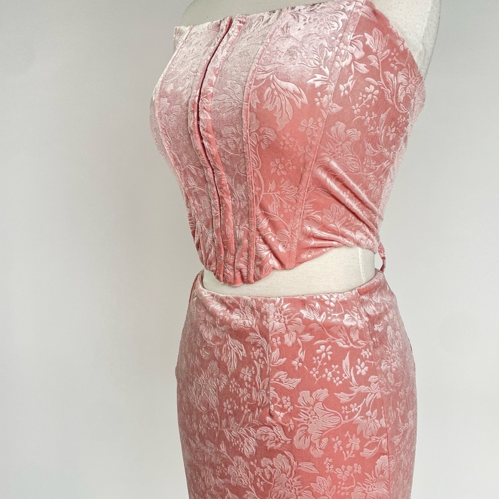 Windsor Pink Blush Corset/Skirt Set